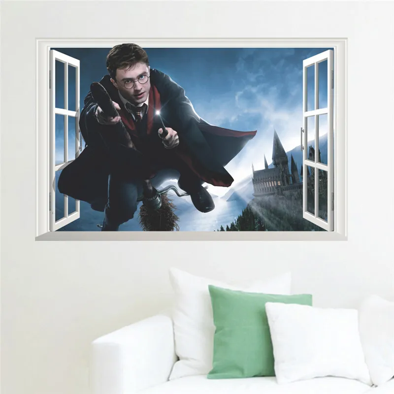 Buy Harry Potter 3D Window Wall Stickers Decals For Kids Bedroom Wall Decal Art