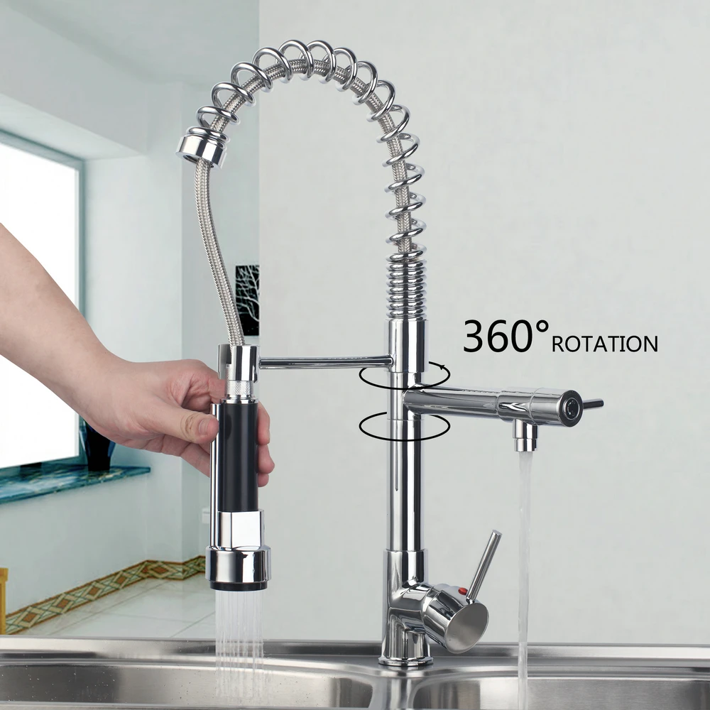 Popular Kitchen Faucet Brass Buy Cheap Kitchen Faucet Brass Lots truly Kitchen Sink Faucet Spraying Water