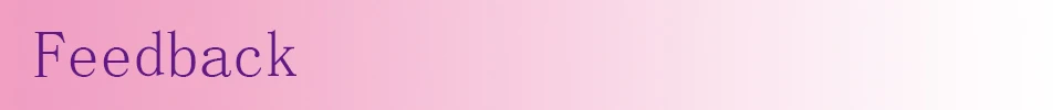 Feedback