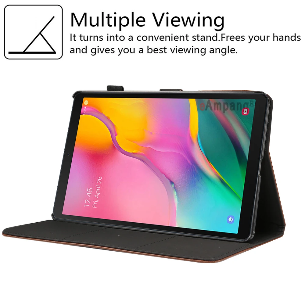 Премиум кожаный чехол для Samsung Galaxy Tab A 10 1 2019 A7 2020 4 A6 2016 в 5 SM T510 T515 T505 T585 Smart Cover|Чехлы