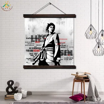 

Cool Naruto Saviour Single Vintage Posters and Prints Scroll Painting Canvas Wall Art Pictures Frame Painting Home Decoration