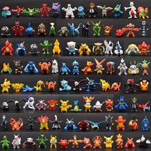 144pcs/288pcs Cartoon 2-3cm Action Figure Toys Model For Children Gifts Anime pokemones Figure Toys Hot Toys 144 Different Style