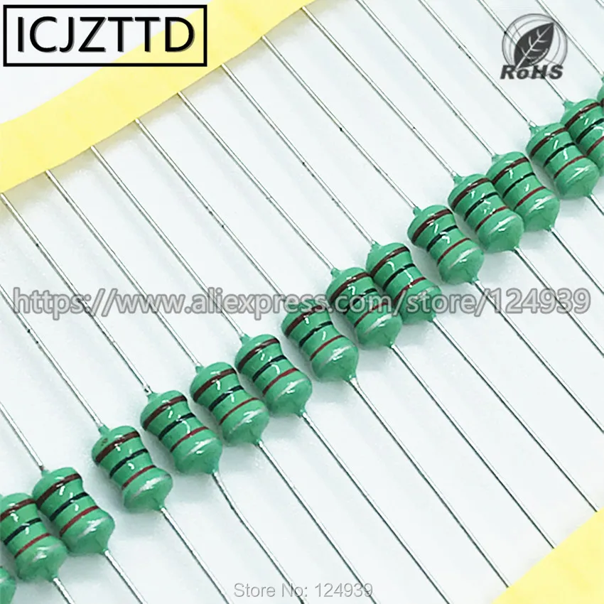 

20PCS Inductors 0510 33UH 22UH 10UH 100UH 220UH 330UH 470UH 560UH 680UH 1MH 1W Color Ring Inductance Circle Power Inductor