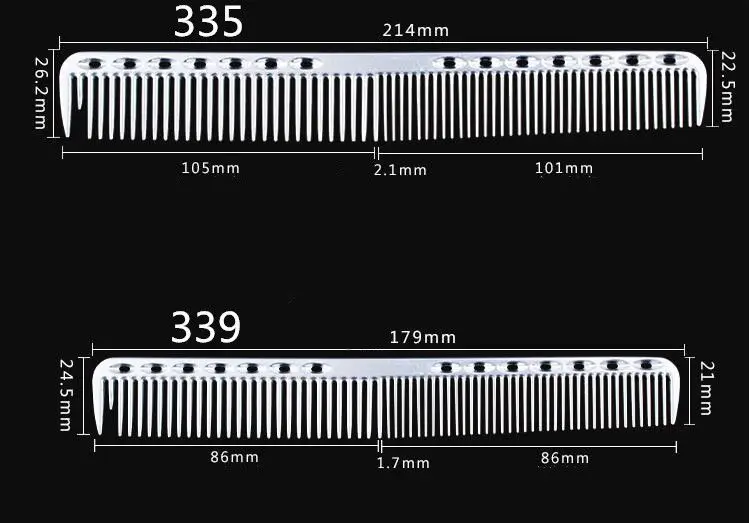 Mythus Металлическая Расческа для стрижки волос алюминиевая Парикмахерская парикмахерский гребень салон Профессиональная парикмахерская укладка расчески инструмент