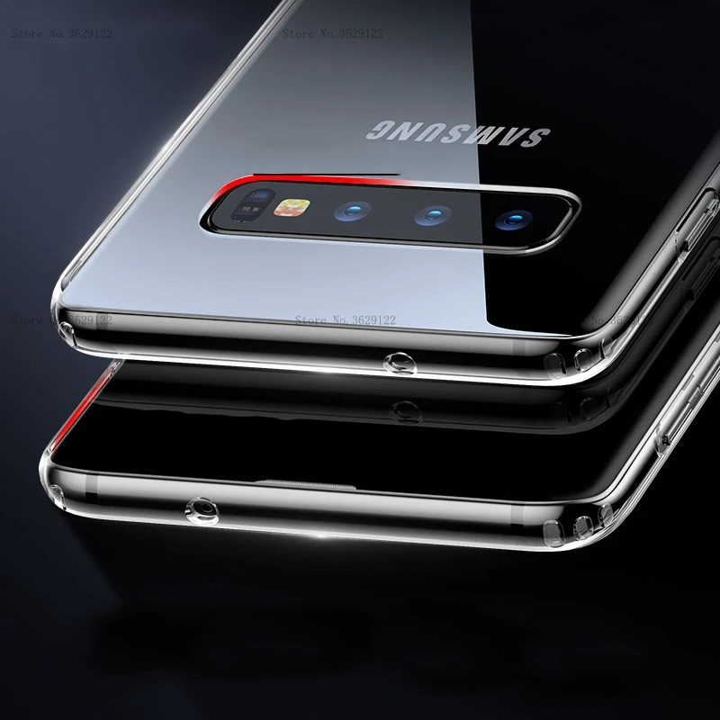 Для Samsung Galaxy S10e чехол s10 s 10 чехол Ультратонкий прозрачный ТПУ силиконовый чехол для Samsung Galaxy S10 Plus чехол