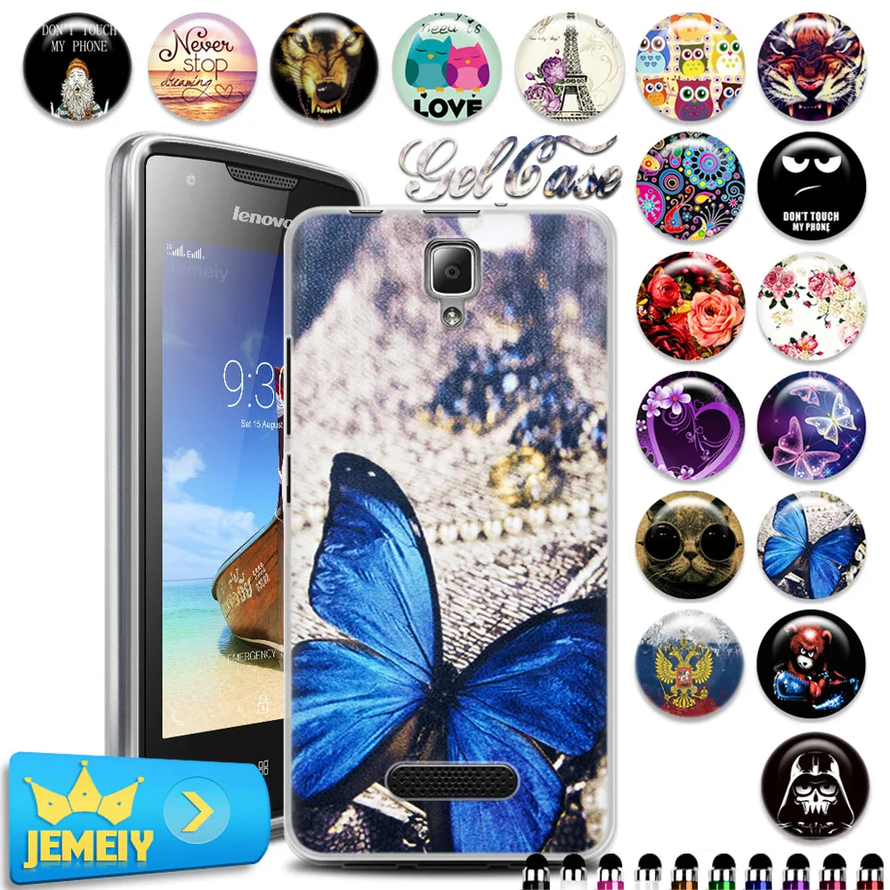 Colorfull soft Gel case cover for Lenovo A1000 A5000 A2010 S60 S90 P1 P70 K3 k4 note/Vibe S1 P1M X3 lite moblie phone Tempered