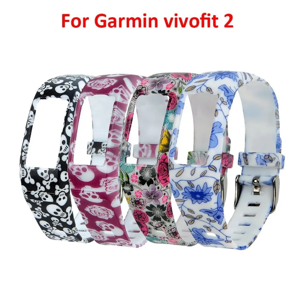 JM2GJHS) 4 шт./лот PY-0I9 мягкий силиконовый сменный Браслет для Garmin Vivofit 2, Garmin Vivofit 2 фитнес-браслет