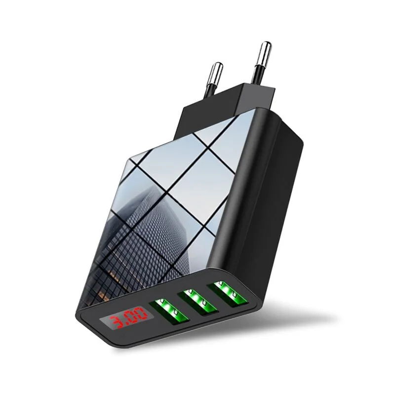  ROCK 3A светодиодный дисплей EU 3 универсальное usb-зарядное устройство