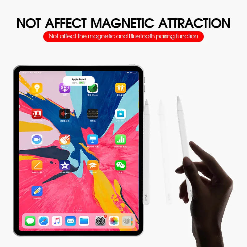 Силиконовый чехол для Apple Pencil 2nd Generation защитный рукав для iPencil 2 Grip Skin Cover Holder Для iPad Pro 11 12,9 дюймов