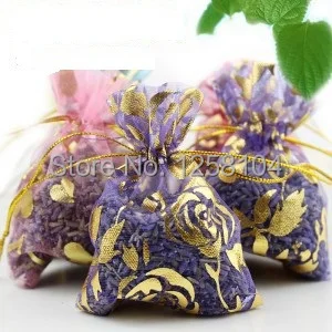

20 bags/lot Lavender Sachet For Living Room Drawer Car Office Bags Smell Sachet Natural Aromatic Flower Bud