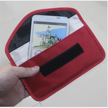 

New Signal Blocking Bag Anti-Radiation Signal Shielding car keys Pouch Wallet Cell Phone Bag Coin Purse Monedero Portemonnee
