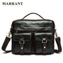 MARRANT Echtes Leder Männer Taschen Natur Rindsleder Männlichen Tasche männer Aktentasche Umhängetaschen Mann Messenger Cross Body Handtaschen