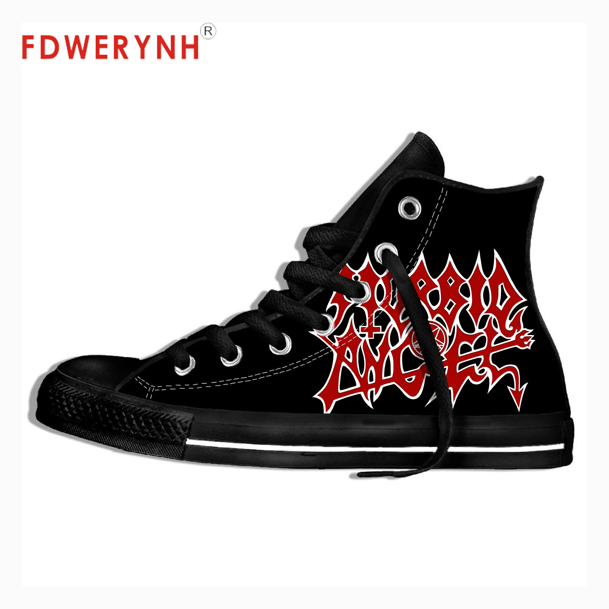 

Morbid Angel Extreme Music for Extreme People 3D Pattern Fashion Mens Shoes