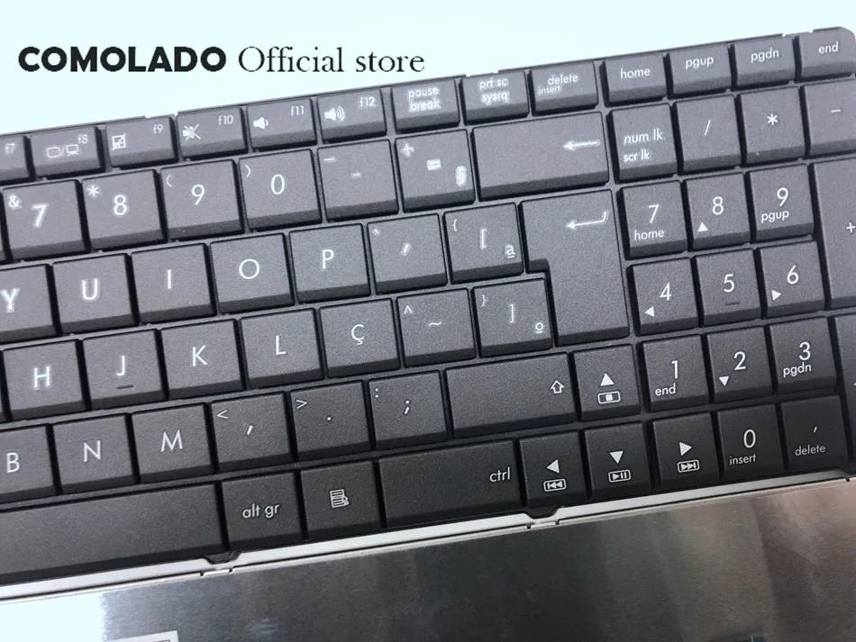 BR Brazil Laptop Keyboard For ASUS N53 Series k53s K52 X61 N61 G60 G51 G53 UL50 P53 grey BR Layout -2