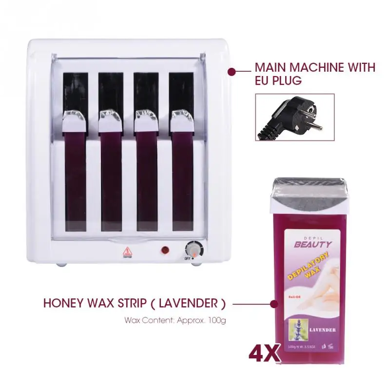 

Hair Removal Machine Set Wax Heater Warmer Depilatory Wax Heater Suitable For Home Salon Spa