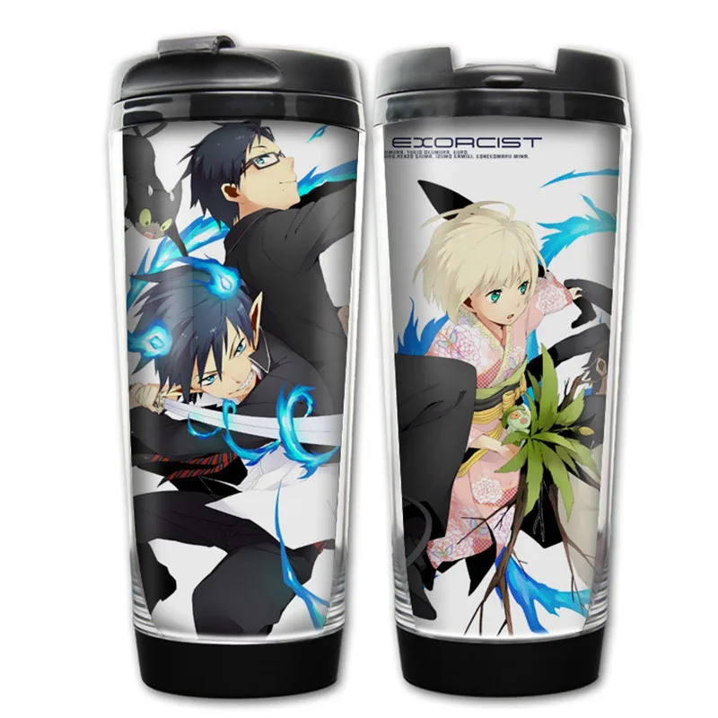 

400ML Anime Ao no Exorcist Designer Plastic Water Bottle Drinkware Outdoor