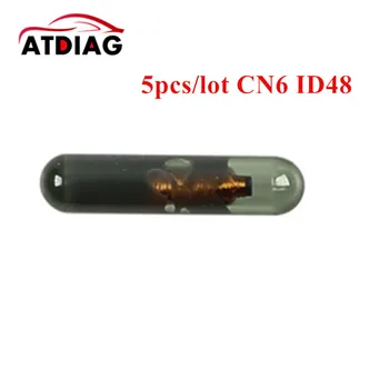 

wholesale 5pcs/lot CN6 ID48 Car Transponder Glass Blank Cloner Chip Use for CN900/ND900 MINI Key Programmer