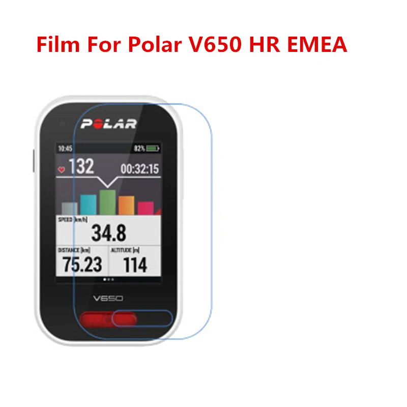 

1/2/5/10 Pcs Ultra Thin Clear HD LCD Screen Protector Film With Cleaning Cloth Film For Polar V650 HR EMEA.