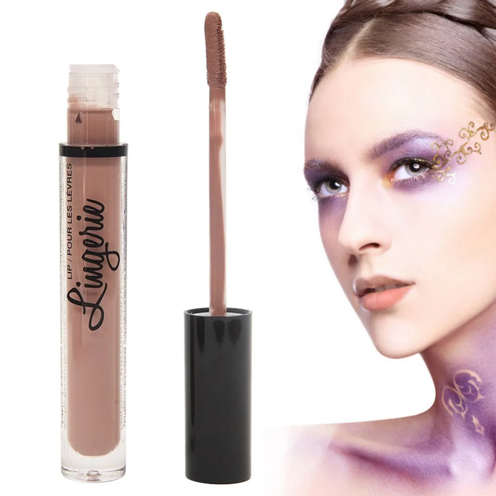 Buy 15 Colors Waterproof Matte Lipstick Lip Gloss Long