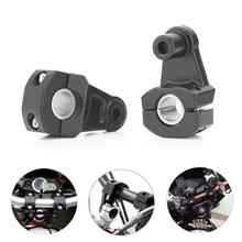 2 шт. мотоциклетные зажимы для руля 22 25 28 мм для Suzuki Yamaha Kawasaki BMW Honda алюминиевый сплав мотоциклетные зажимы