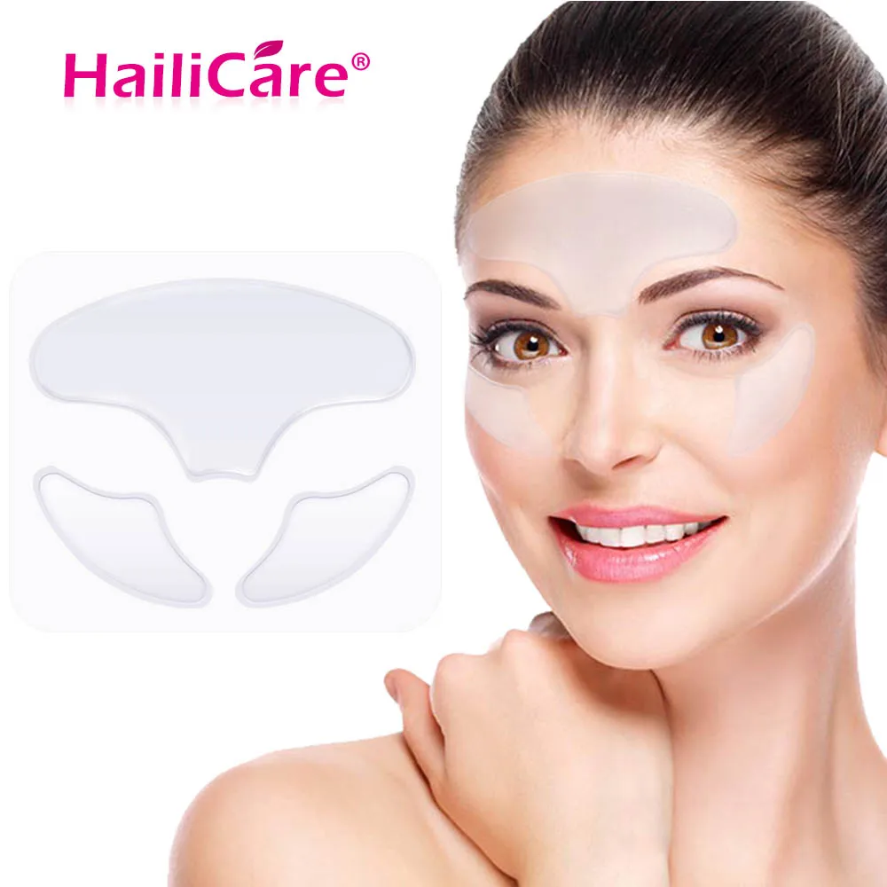 

Anti Wrinkle Eye Face Pad Reusable Medical Grade Silicone Anti-aging Eliminate And Prevent Wrinkle Frown Lines Skin Care Tools