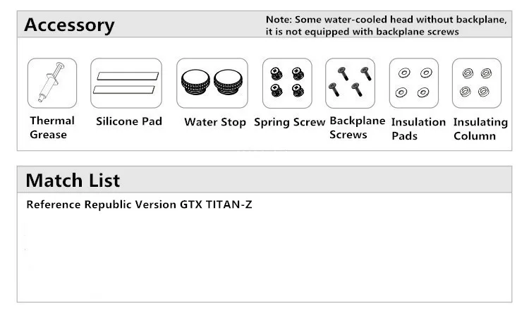 Bykski полный охват GPU Блок воды для справки Республика версия GTX TITAN-Z видеокарта N-TITAN-Z-X