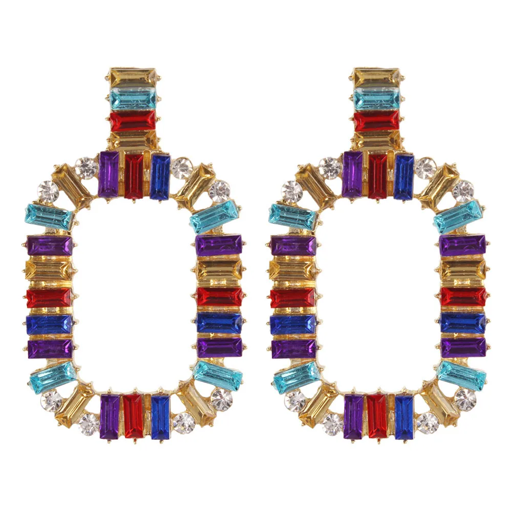 

Women's Synthetic Rhinestone Drop Earrings Drop Earrings - Imitation Rhinestone Drop Fashion Screen Color For Muiticolor
