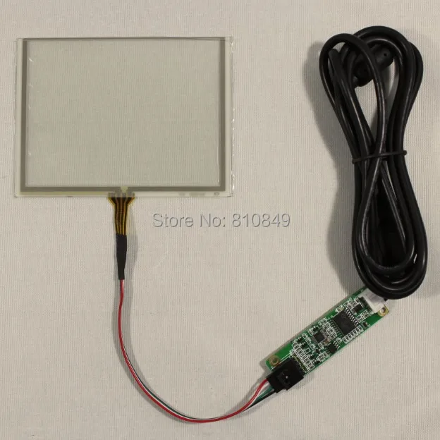 

5inch 4-wire Resistive touch panel+USB controller card for AT050TN22 LCD panel VS050TP-A3