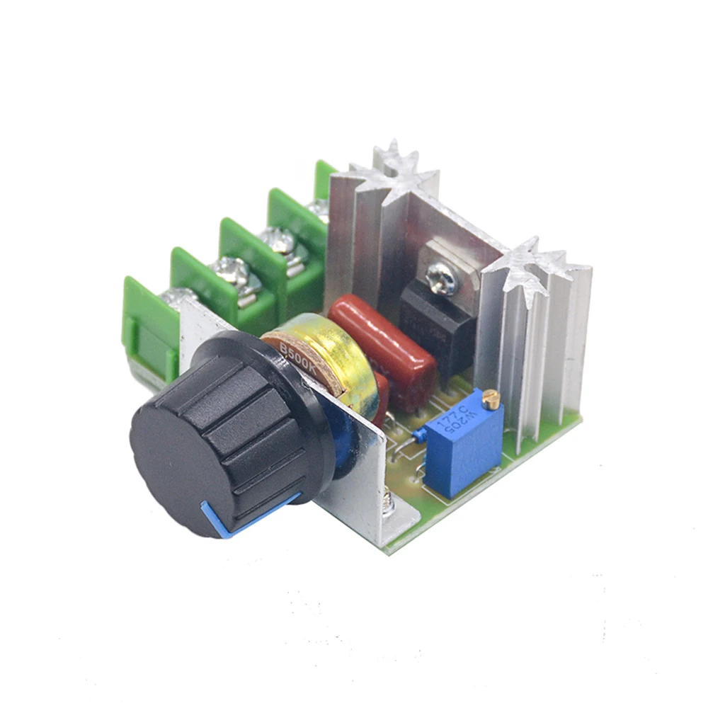Régulateur de tension SCR ca 220V 2000W, variateur, contrôleur de vitesse, Thermostat, Module de régulation de tension électronique