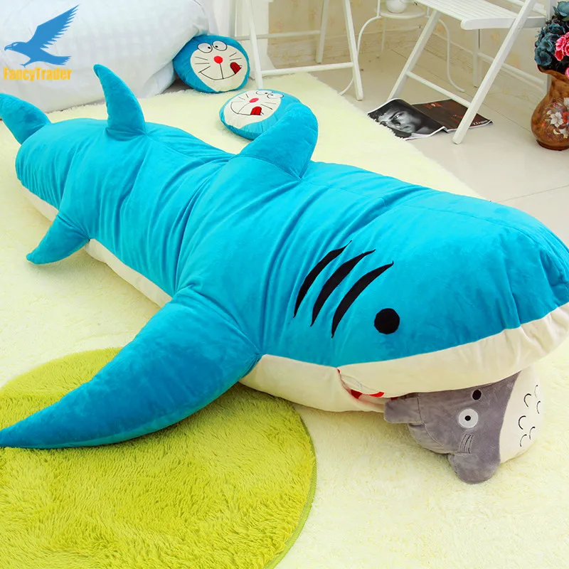 Fancytrader Huge Giant Shark Sleeping Bag Beanbag Sofa Bed Carpet Fancytrader Huge Giant Shark Sleeping Bag Beanbag Sofa Bed Carpet Tatami Plush Stuffed 2 Colors Ft90358 In Movies Tv From Toys Hobbies On Aliexpress
