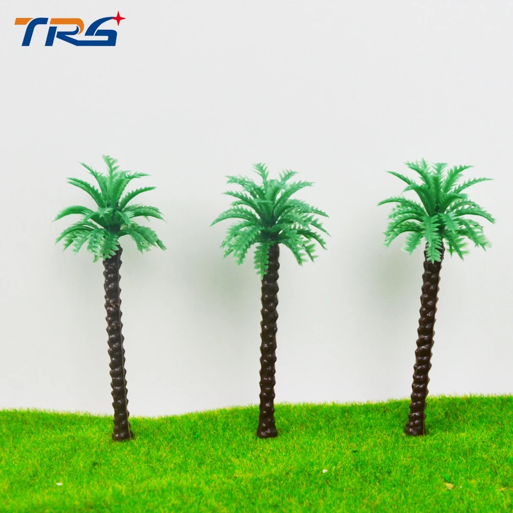 7cm miniature Architecture Plastic Palm Tree Model Miniature scale Palm