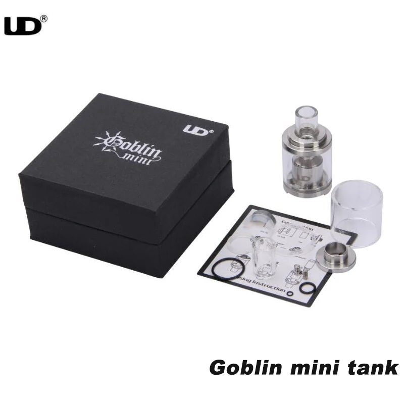 Ликвидация! Оригинальный Youde UD Goblin mini RTA tank 3 0 мл Mini атомайзер из нержавеющей стали