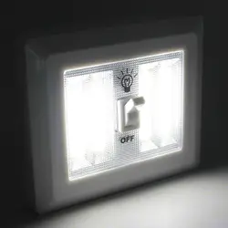 Стены Стикеры 4xcob светодиодный беспроводной свет переключатель ночные огни для гаража, для шкафа лампа аварийной ситуации дропшиппинг