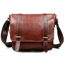 Первый слой воловьей кожи масло воск натуральная кожа мужская сумка Повседневная модная сумка через плечо сумка в европейском и американском стиле сумка