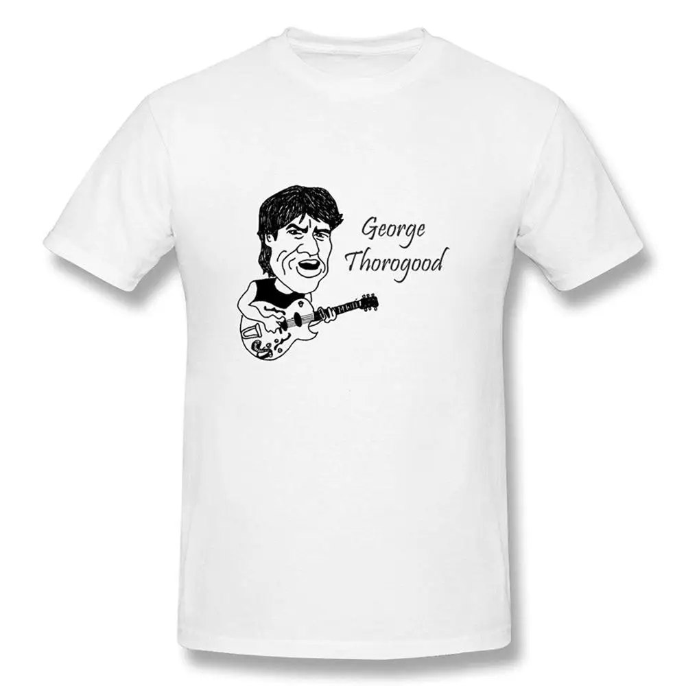 RZF Men's George Thorogood Karikatuur T Shirt White-in T