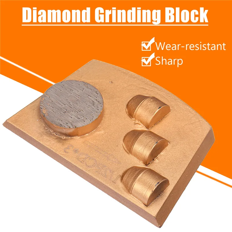

1/2 PCD Trapezoid Diamond Grinding Disc Concrete Floor Polish Accessories Parts For Lavina Sander Trapezoidal Floor Sander Block