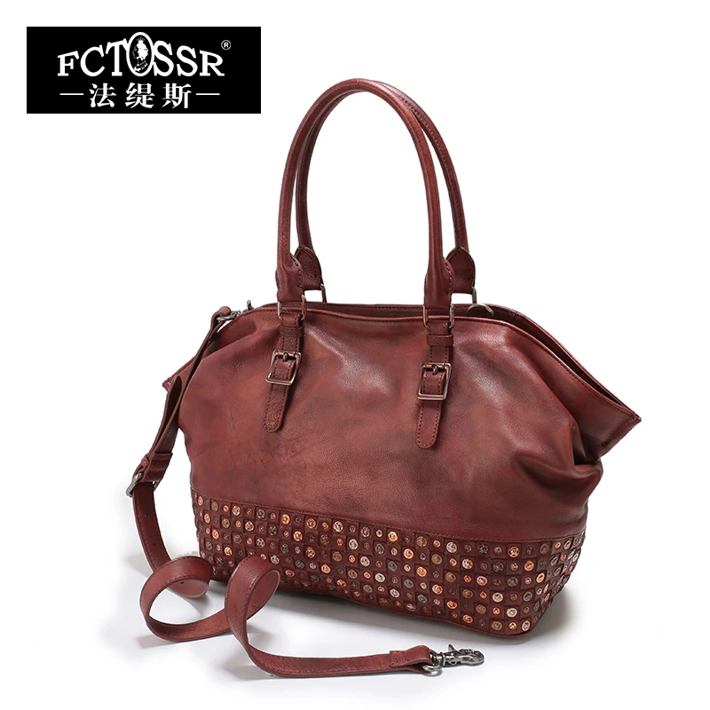 Cow Rivet Bag Tote Casual Weeks 2