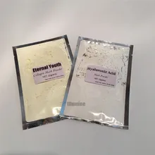 Pack 25g collagène + 25g acide hyaluronique SPA qualité poudre douce masque facial cicatrices traitement de l'acné contrôle Peel Off