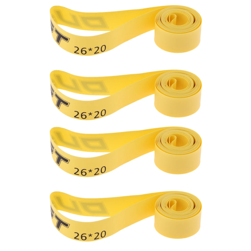 4Pcs/Lot Bicycle Tire Liner Anti Puncture Protective Pad / Wheel Rim Strips Tape - for 26 inch Mountain Bike