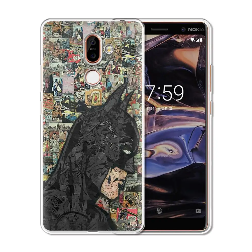 Чехол для телефона Etui Coque чехол on выхлопных газов для Nokia 7 6 5 3 2 Nokia 2,1 3,1 5,1 6,1 7,1 Plus с Мягкий из термопластика силиконовый чехол для мобильного телефона задняя крышка