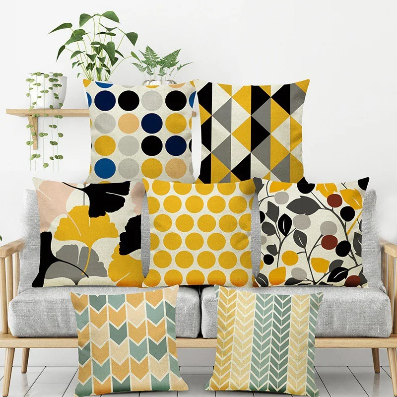 

Geometric Cushion Cover Decorative Throw Pillows Chair Almofadas Para Sofa Pillow Cover Cojines Cushion Cushions Home Decor