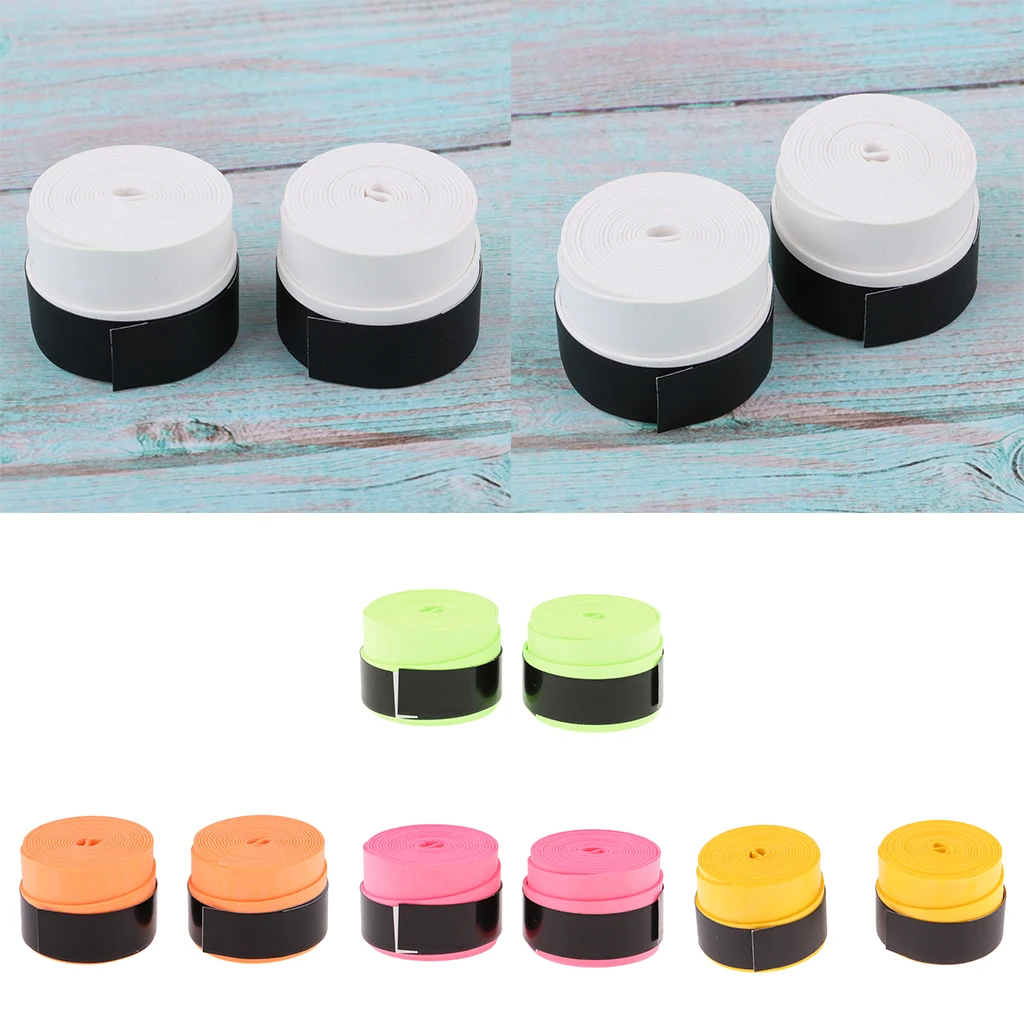 2 Pack Outdoor Sports Tennis Racket Grip Tape Overgrip Wrap - Anti-Slip Comfort Multi Functional Tennis Accessories