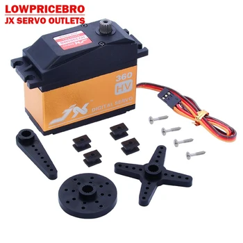

JX PDI-HV2060MG 360 Degree 62kg High Voltage Core Metal Gear Digital Servo for RC 1/5 Car Boat Robot Drone Crawler