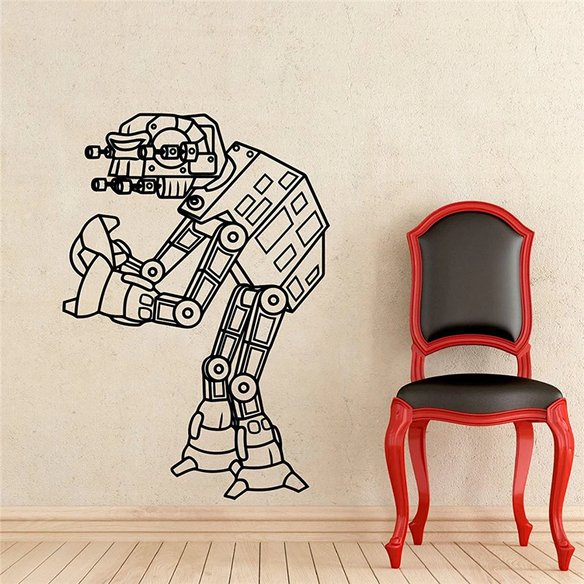 Робототехника роспись стен. Робот стен. Виниловые роботы. Наклейка интерьерная робот. Виниловая наклейка на стену робот.