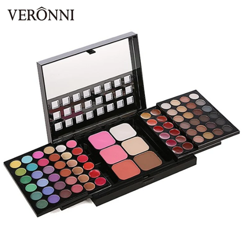 

Eye shadow Palette 78 Brand Cosmetic Glitter VERONNI 3 Layer Design eyeshadow Makeup Urban pigment Make up Palettes Eyeshadows