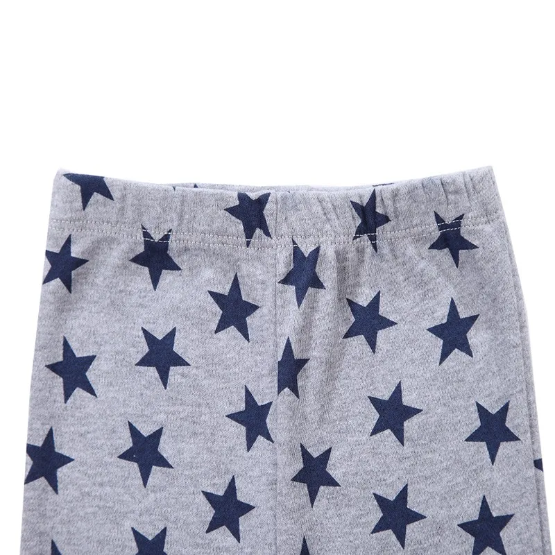 15303 Children Kids PP Pants Long Trousers Cartoon Legging Cotton Embroidered Animals Baby Boys Girls Wear Color Blue Pink Yellow Pant (8)