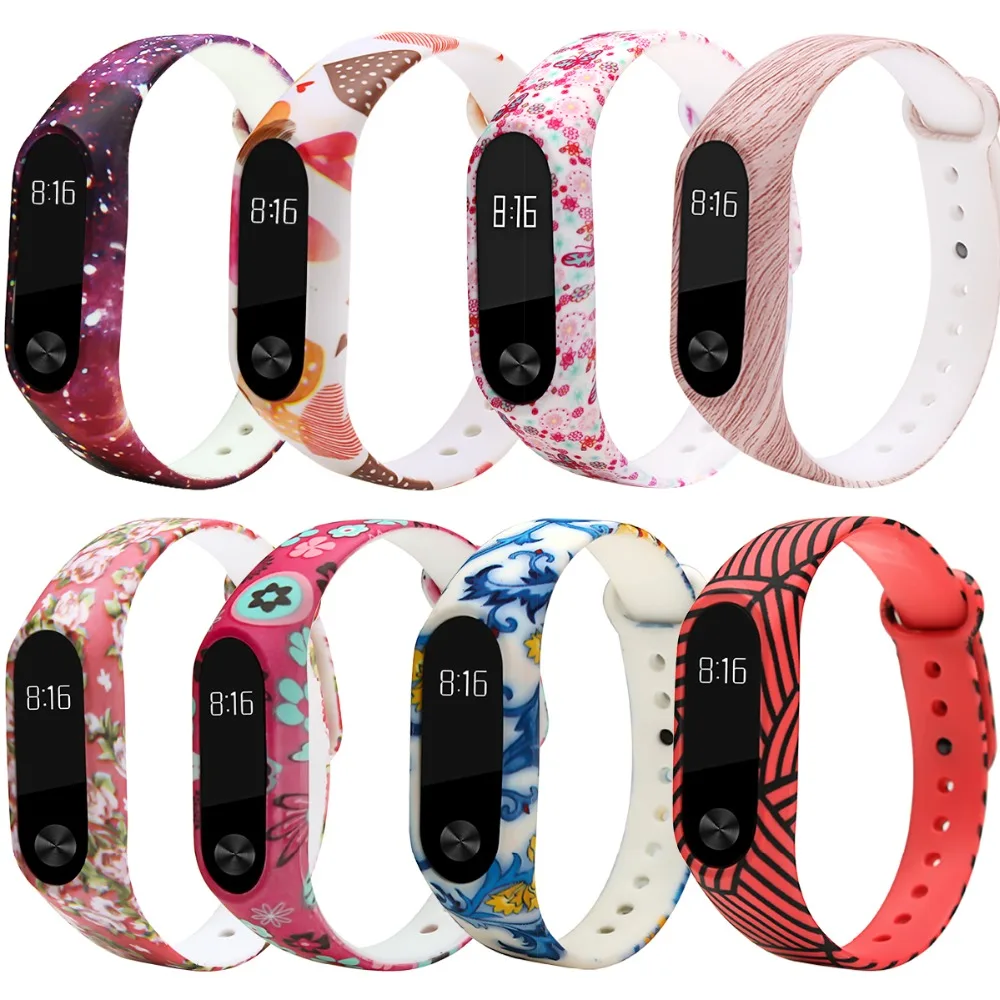 Miband 2 Strap Belt Silicone pulseira Colorful Wristband wriststrap for Mi Band 2 Smart Bracelet for Xiaomi Mi Band 2 - ANKUX Tech Co., Ltd