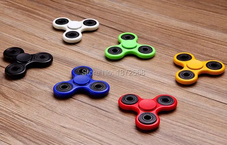 6 Цвета Три-Spinner Ерзает EDC Сенсорная Непоседа Spinner Для СДВГ Смешно Анти-Стресс