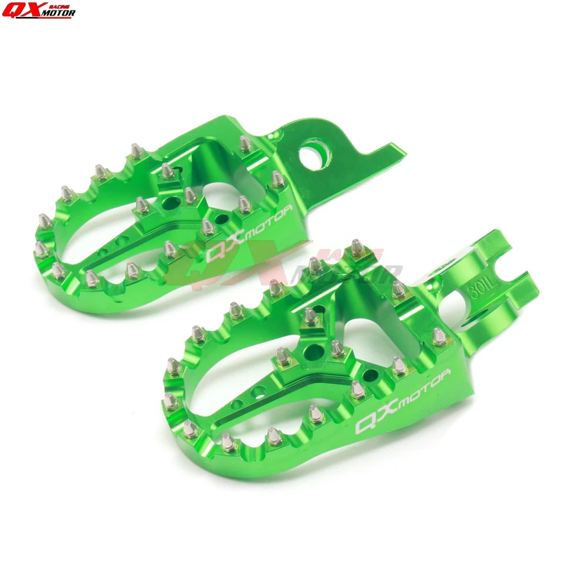 CNC Заготовка MX подножки педали для kx250f 2006 2016 kx450f 2007 klx450r 2008 2013 2009 2010 2012 2014|Подставки
