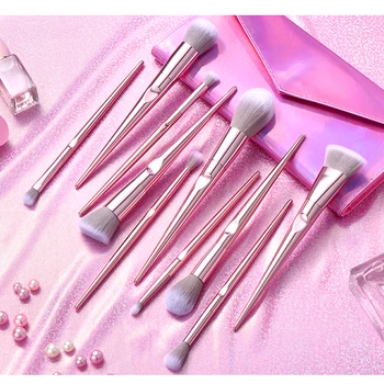 

Angel Makeup Brushes Set 10pcs/lot Eye Shadow Blending Eyeliner Eyelash Eyebrow Brushes For Make up Professional Eyeshadow Brush